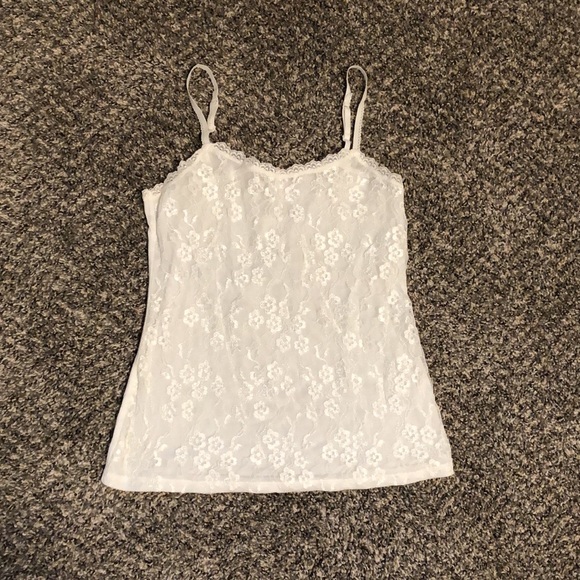 Cream Lace ELLE Camisole Tank Top - Picture 1 of 5